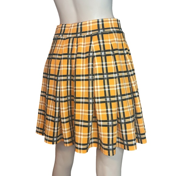Pretty Little Thing Schoolgirl Plaid Skirt Tartan Check Pleated Tennis Skater - Picture 5 of 15